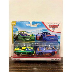 Disney Pixar Cars 2 Packs Eric Braker & Berry De Pedal Die Cast Cars